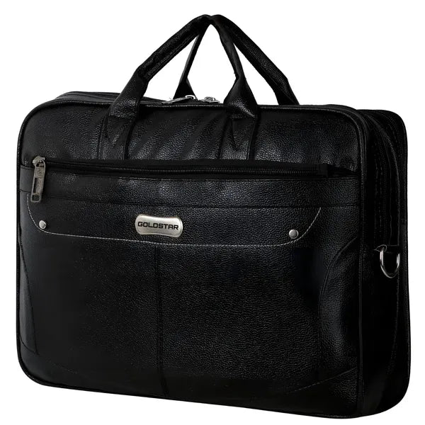 Men & Women Black Messenger Bag - Regular Size