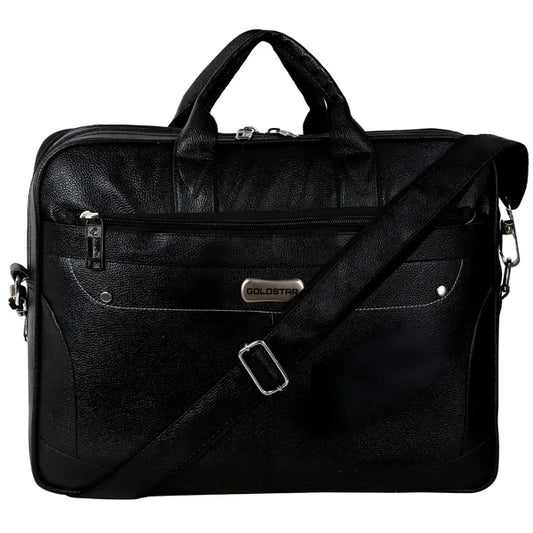 Men & Women Black Messenger Bag - Regular Size