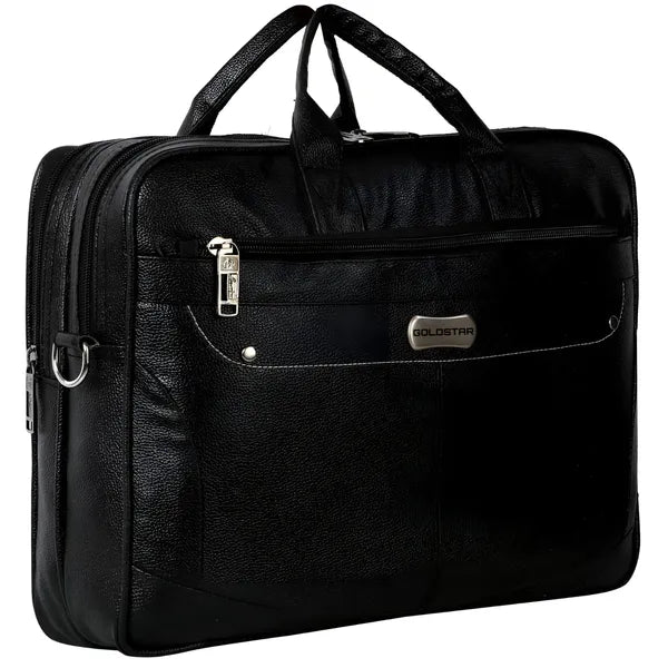 Men & Women Black Messenger Bag - Regular Size